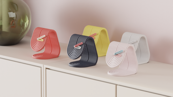 CurlClock desk clock